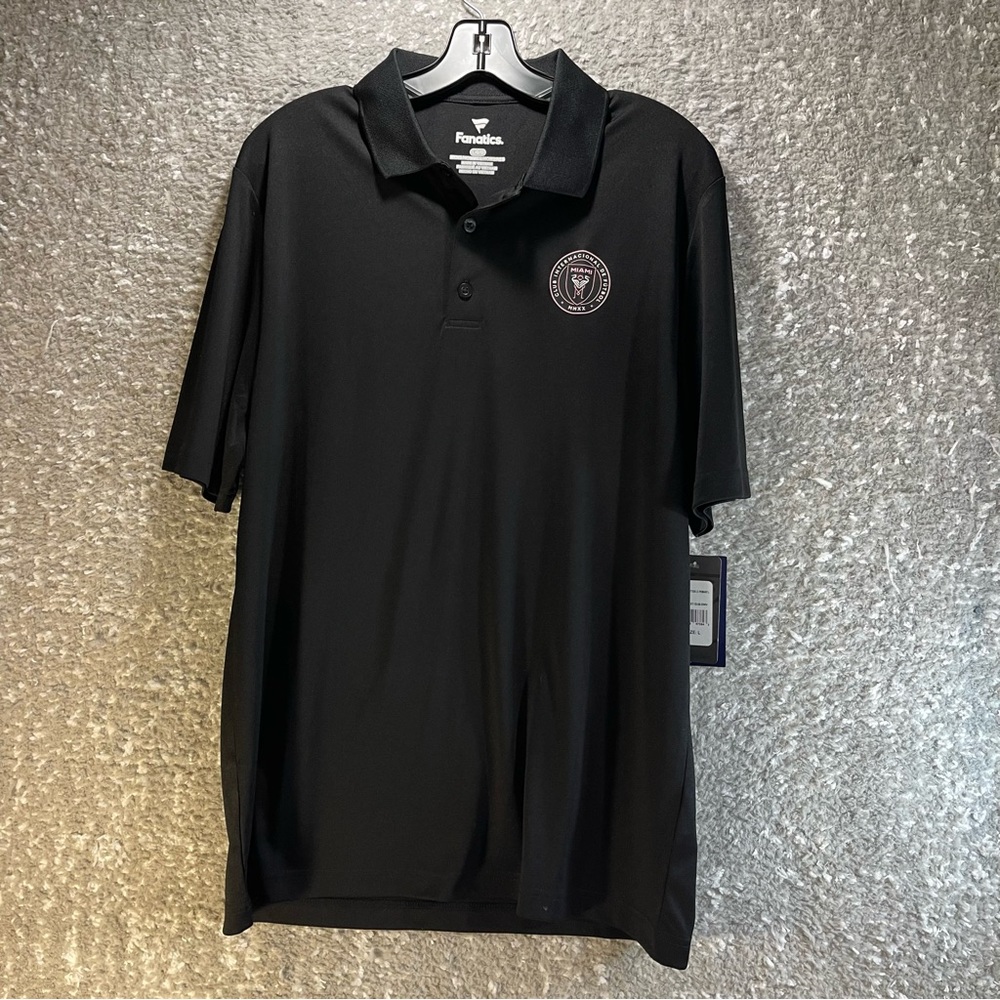 Fanatics Club Miami Internacional De Futbol MMXX Large Black Shirt Polyester NWT